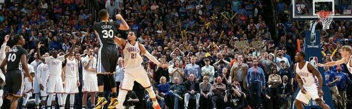 NBA,库里三分绝杀雷霆,勇士终结对手11连胜登顶西部引热议